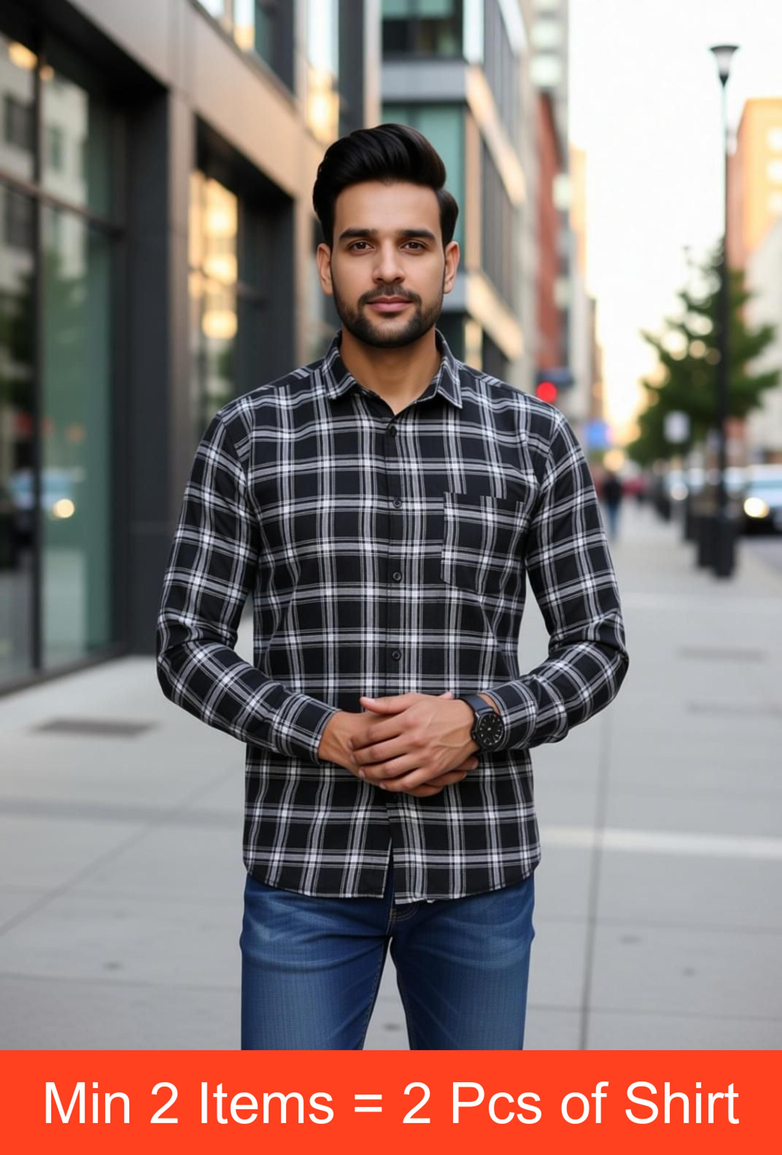 BLAZSTAR Men Checkered Casual Multicolor Shirt - 74% off at DetectaDeal