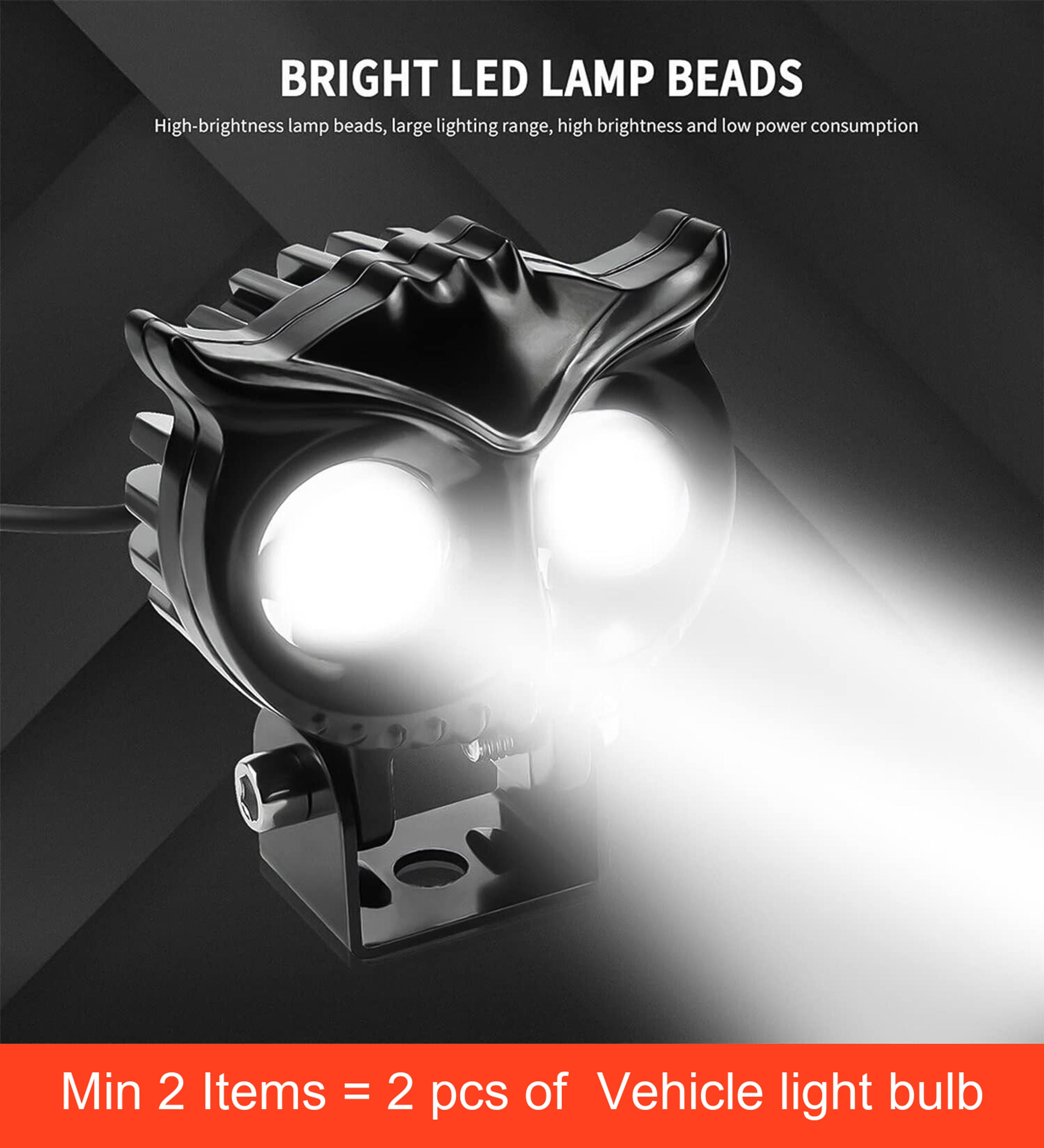 SARRA OWL LIGHT FOR ALL BIKE & CAR (1 Pc-SET) Headlight, Fog Lamp Motorbike, Car, Truck, Van LED (12 V, 20 W) - 74% off at DetectaDeal
