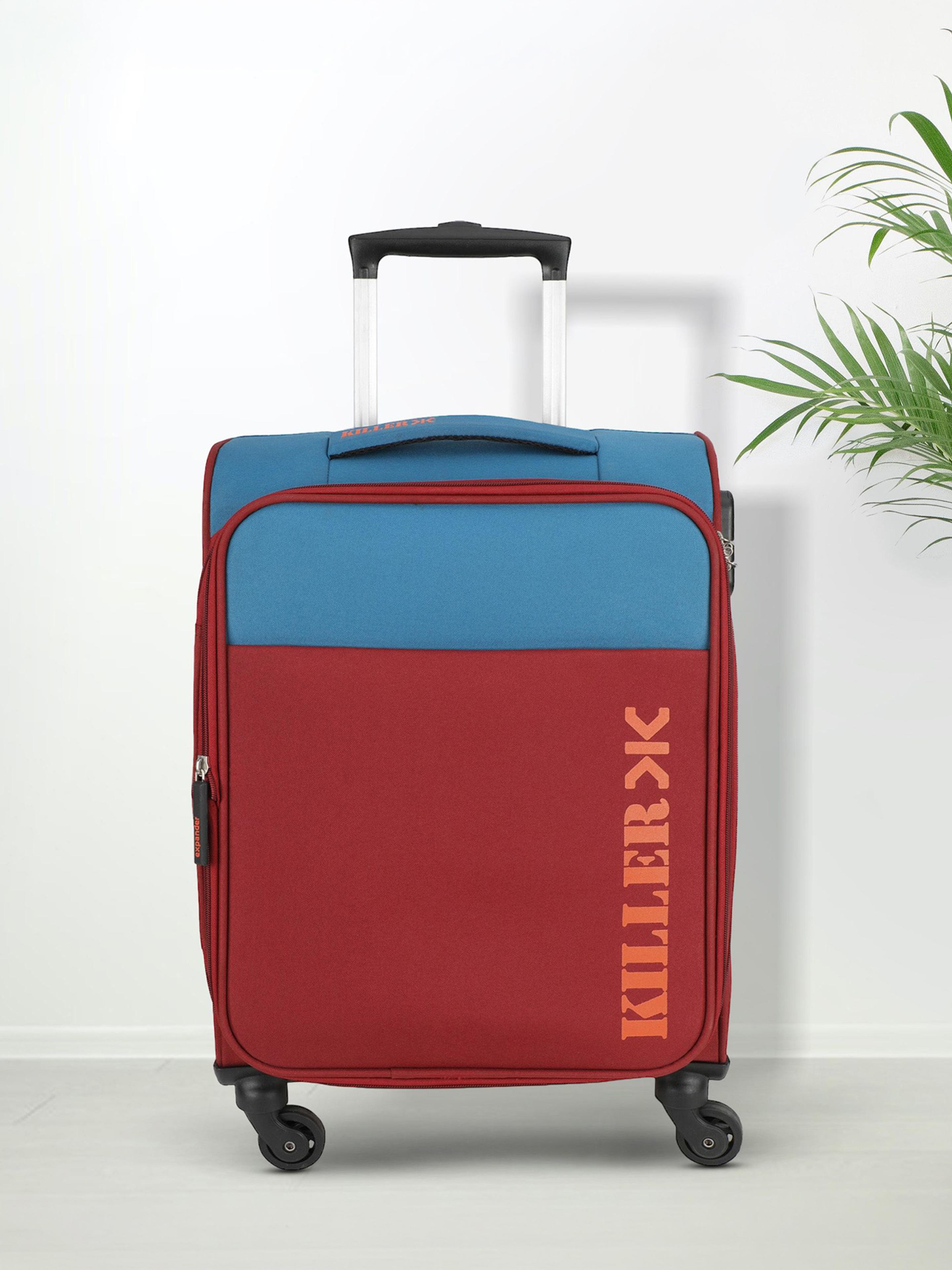 KILLER PLUG Expandable Cabin Suitcase 4 Wheels - 22 inch - 80% off at DetectaDeal