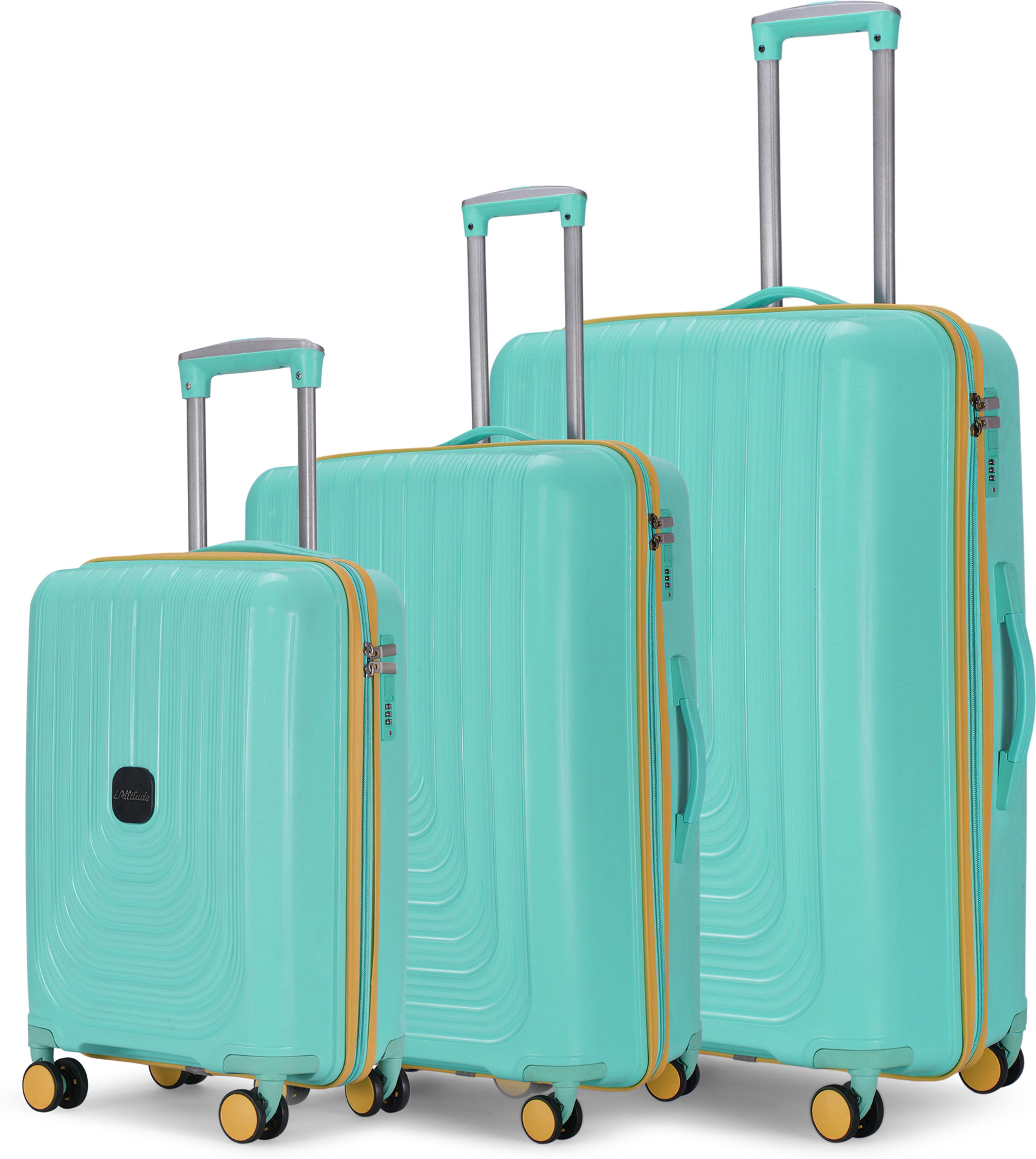 LATTITUDE by Provogue Origin 55cm/65cm/75cm Trolley Bag Cabin & Check-in Set 8 Wheels - 28 inch - 87% off at DetectaDeal