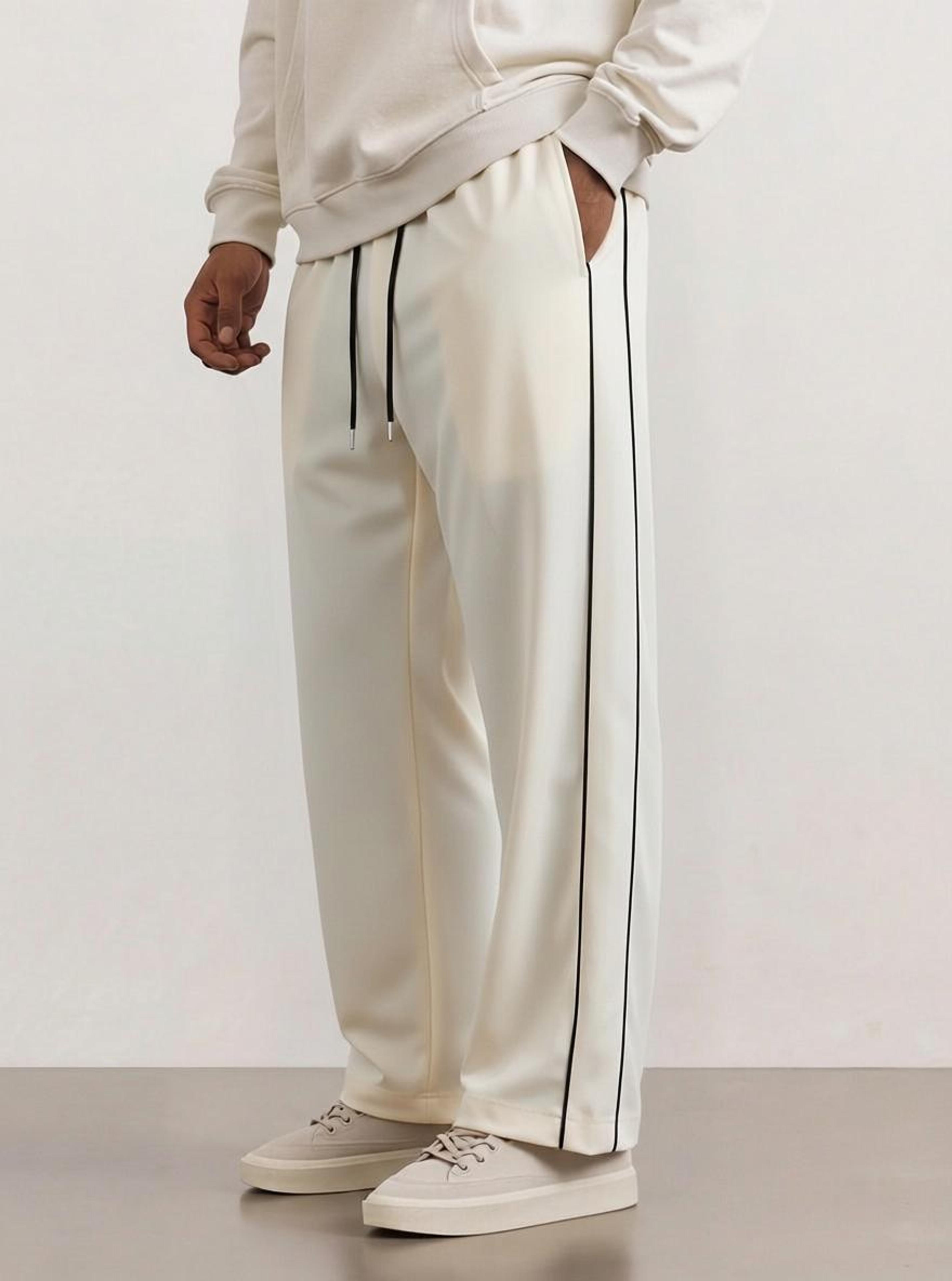 MODESHIFT Solid Men Beige Track Pants - 77% off at DetectaDeal
