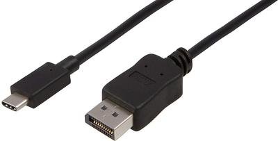 microware USB Type C Cable 2 A 1.5 m USB Type C3) to DisplayPort 6 Feet Cable USB 3.1 (USB-C) to DP Display Port Adapter Male to Male Gold-Plated Cord