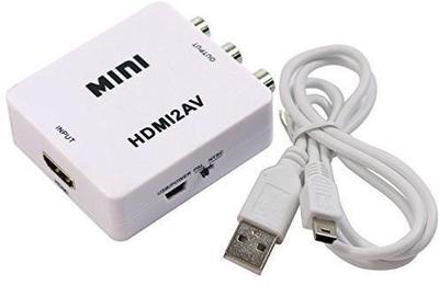 TrustEdge TV-out Cable Mini Compact Video HDMI2AV 1080p Converter Adapter