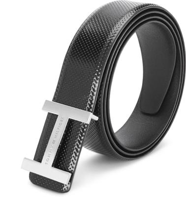 TOMMY HILFIGER Men Casual Black Genuine Leather Belt