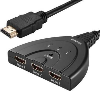 BIGGEAR TV-out Cable 3 Port HDMI 4 K 1.4V Version Switch Splitter with Pigtail Cable for Fire Stick, Xbox One, PS3, 4, TV