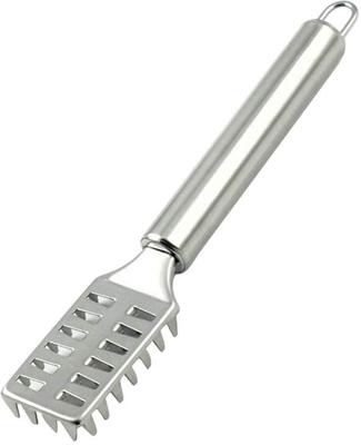PRIMEFAIR Steel Fish Scale Scraper,Fish Scaler Scale Skin Peeler Fish Tools Kitchen Gadget Fish Scaler