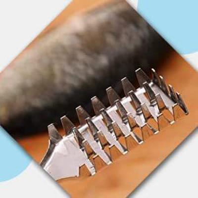 MAHADEV ENTERPRISE Kitchen Gadget Cleaning Fish Skin Scraper Stainless Steel Fish Scales Fishing Fish Scaler