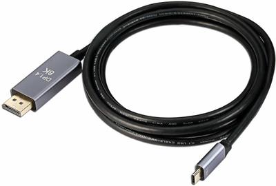 microware USB Type C Cable 1.5 m USB C to DisplayPort Male Cable DP 1.4 8K USB Type C Cable