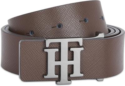 TOMMY HILFIGER Men Casual Brown Genuine Leather Belt