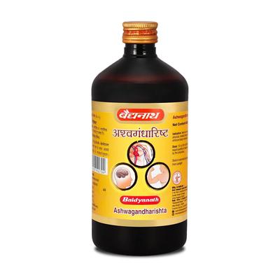 Baidyanath Ashwagandharishta | Helps to handle Physical, Mental & Emotional Stress & Anxiety | Improves overall health & restores Strength |