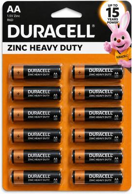 DURACELL ZINC HEAVY DUTY AA BATTERIES 1.5V LEAK RESISTANT POWER Battery