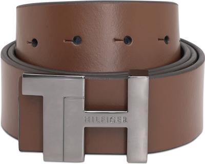 TOMMY HILFIGER Men Casual Brown Genuine Leather Reversible Belt