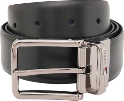 TOMMY HILFIGER Men Casual Black Genuine Leather Reversible Belt