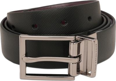 TOMMY HILFIGER Men Black Genuine Leather Reversible Belt