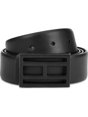 TOMMY HILFIGER Men Casual Black, Red Genuine Leather Reversible Belt