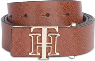 TOMMY HILFIGER Men Casual Tan Genuine Leather Belt