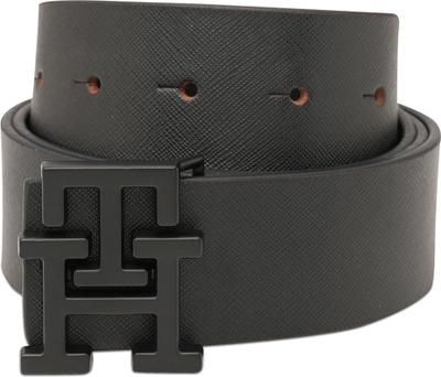 TOMMY HILFIGER Men Casual Black Genuine Leather Reversible Belt