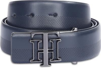 TOMMY HILFIGER Men Casual Blue Genuine Leather Belt