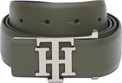 TOMMY HILFIGER Men Formal Green Genuine Leather Belt