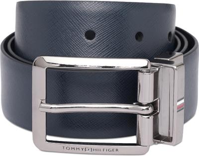 TOMMY HILFIGER Men Formal Blue Genuine Leather Reversible Belt