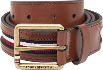 TOMMY HILFIGER Men Casual Tan Genuine Leather Belt