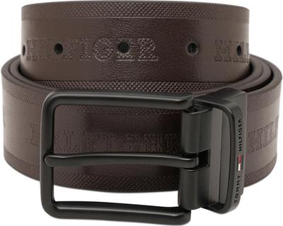 TOMMY HILFIGER Men Casual Brown Genuine Leather Reversible Belt