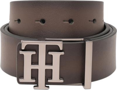 TOMMY HILFIGER Men Casual Black Genuine Leather Reversible Belt