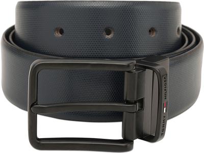 TOMMY HILFIGER Men Casual Black Genuine Leather Reversible Belt