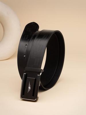 RED TAPE Men Formal Black Genuine Leather Belt