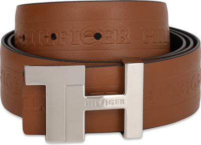 TOMMY HILFIGER Men Casual Tan Genuine Leather Reversible Belt