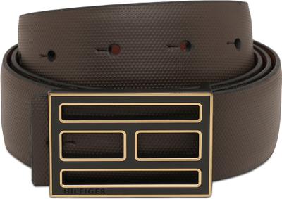 TOMMY HILFIGER Men Brown Genuine Leather Reversible Belt