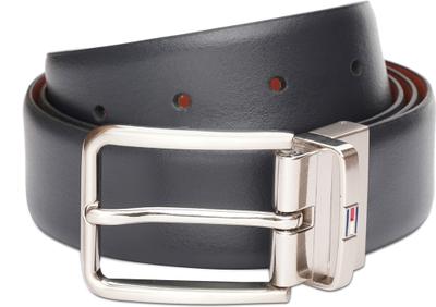 TOMMY HILFIGER Men Formal Blue Genuine Leather Reversible Belt