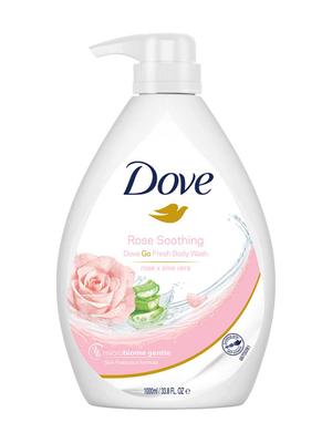 DOVE Soothing Rose & Aloe Vera Body Wash for Replenished Skin, Refreshing Scent