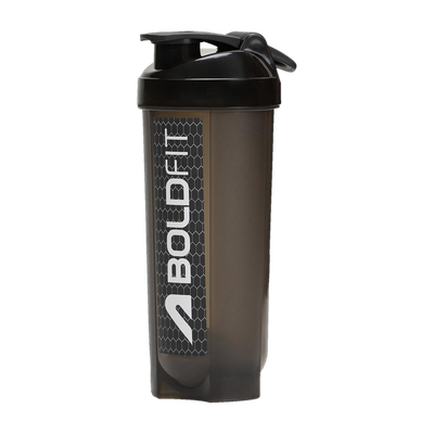 BOLDFIT Typhoon Gym Shaker Bottles for Protein Shake 100% Leakproof Guarantee 700 ml Plastic Shaker