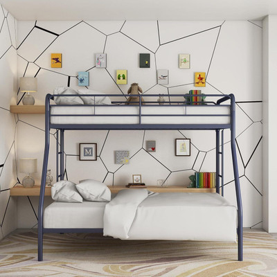BhaviHandicraft Twin-Over-Full Bunk Powder Coated Bed With Metal ... more