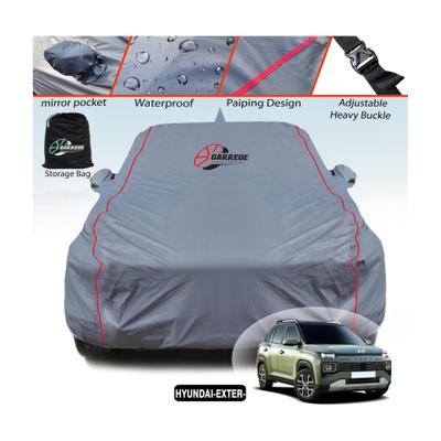 GARREGE Car Cover For Hyundai Hyundai Exter (With Mirror Pockets)