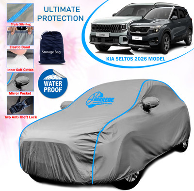 GARREGE Car Cover For Kia SELTOS (With Mirror Pockets)