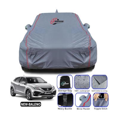 GARREGE Car Cover For Maruti Baleno (With Mirror Pockets)