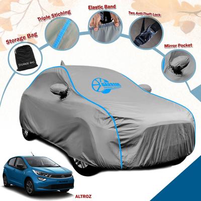 GARREGE Car Cover For Tata Altroz, Altroz XE Diesel, Altroz XM Diesel, Altroz XZ Diesel, Altroz XZ Petrol, Altroz (With Mirror Pockets)