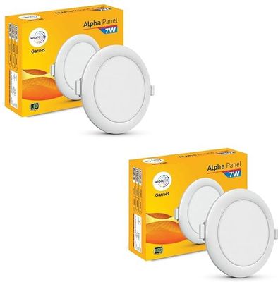 Wipro Garnet 7W Panel Pack of 2