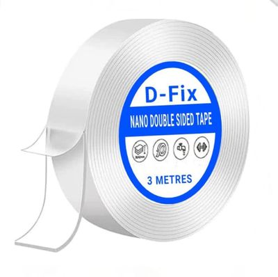 Dfix Heavy Duty Transparent Removable Double Sided Tape