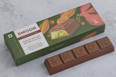 Smoor Pistachio & Kunafa 35% Milk Chocolate Bar