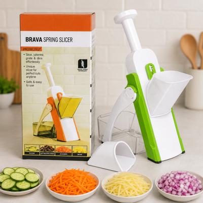 Sageware by Sageware Vegetable Chopper Slicer Cutter for Kitchen Adjustable Thickness, Safety Handle Vegetable & Fruit Chopper
