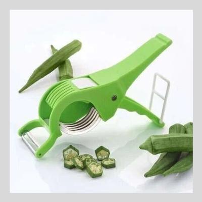 DIGSMORDEN 2 in 1 Sharp Stainless Steel 5 Blade Vegetable Cutter with Peeler Vegetable Chopper