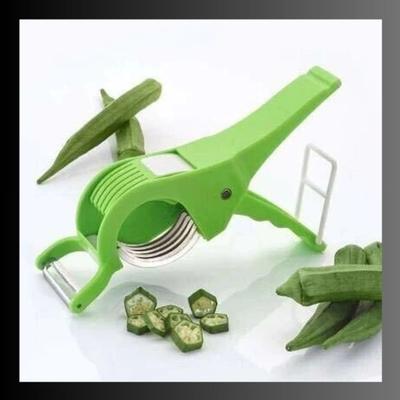DIGSMORDEN 2 in 1 Sharp Stainless Steel 5 Blade Vegetable Cutter with Peeler Vegetable Chopper