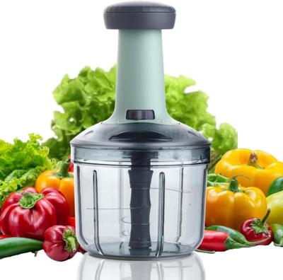 Deal Nut by Deal Nut Hand Press Food Chopper with 3 Blades for Effortless Chopping Vegetables & Fruit Vegetable & Fruit Chopper