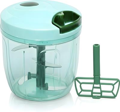 NIAURA by Niaura Manual Vegetable Chopper ,1000ml, 5blade Vegetable & Fruit Chopper