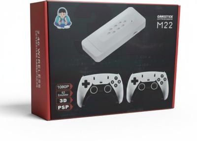 Timkolas Retro M22 Ultr HD Game Stick Console With 2.4G Dual Wireless Controller Limited Collector's Edition with Game and Expansion Pack