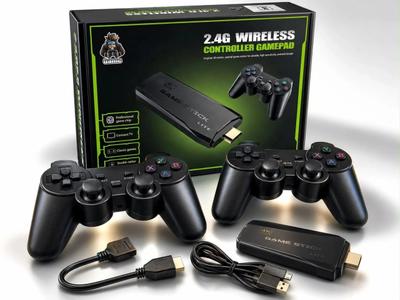 M8 Retro Game Stick Console With 2.4G Dual Wireless Controller for TV Video Game