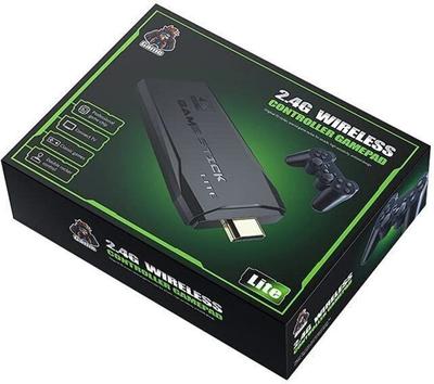 2.4G Wireless HDMI Game Stick Lite with Wireless Controller for TV Gaming Deluxe Edition with Game and Upgrades Pack